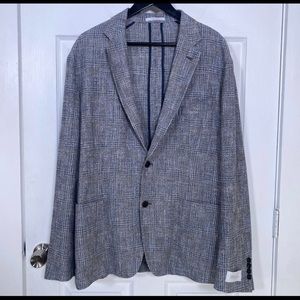 Nordstrom Signature Unstructured Cotton Blend Twill Blazer Sport Coat Men's 40R